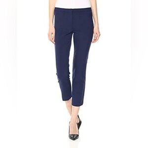 Theory Navy Cropped Ankle Pants